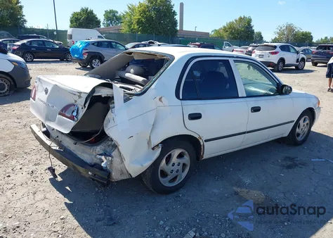 1998 Toyota Corolla Ce из США, поврежденный, VIN 2T1BR12E1WC067864